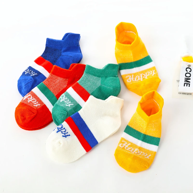 New Product Custom Cute Children Socks Wholesale Cartoon The Ship Infant Kids Soft Sock summer socks for kids