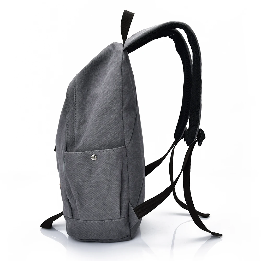 Classic laptop bags for teens canvas outdoor travel adult backpack
