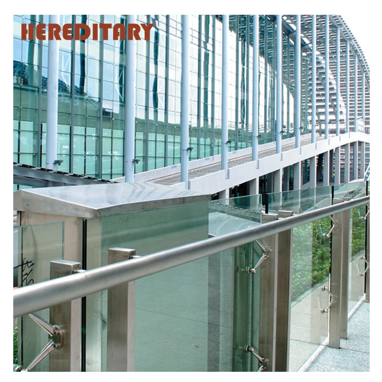 Поручни из нержавеющей стали для торговых центров перила и стекла