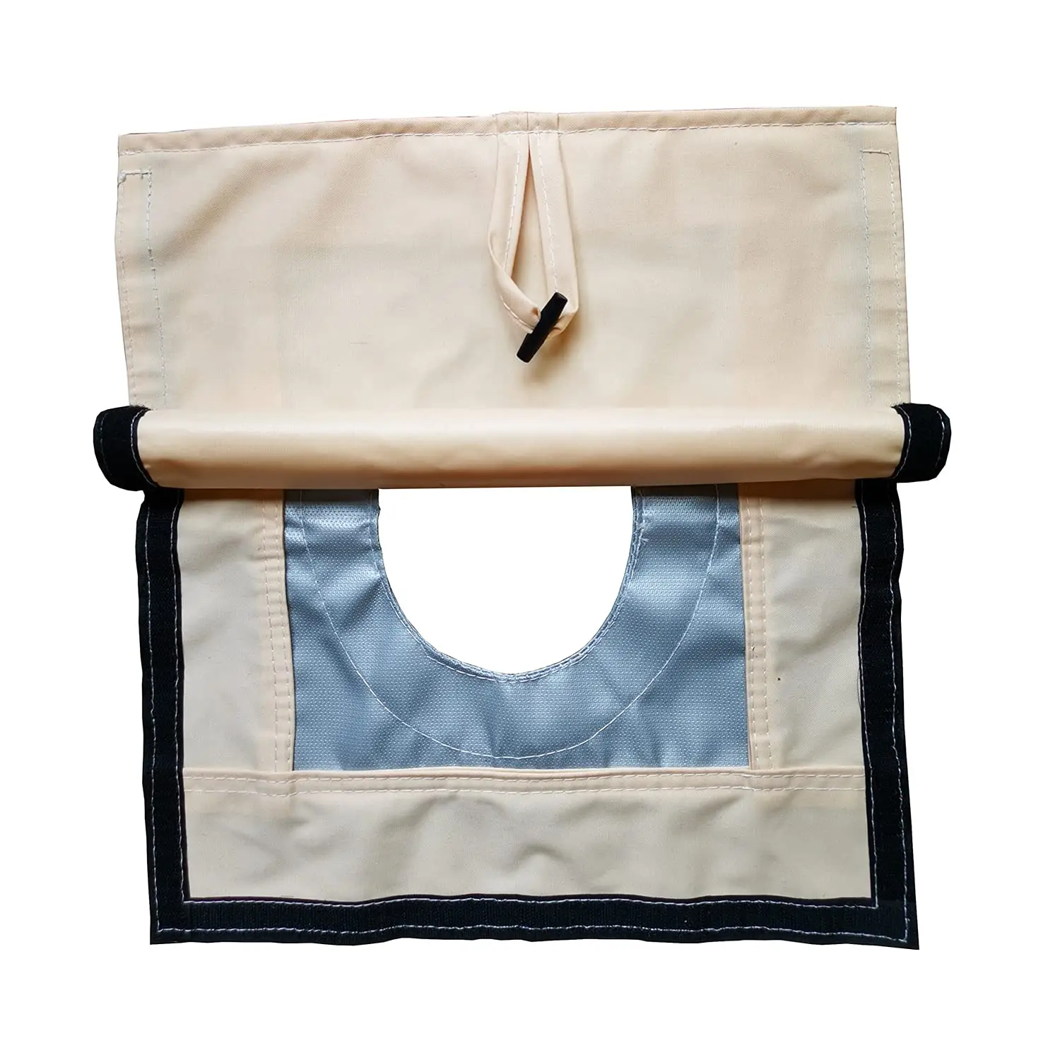 Fire Resistant Canvas Tent Stove Jack with Rain Flap with 5 Inches Round Hole