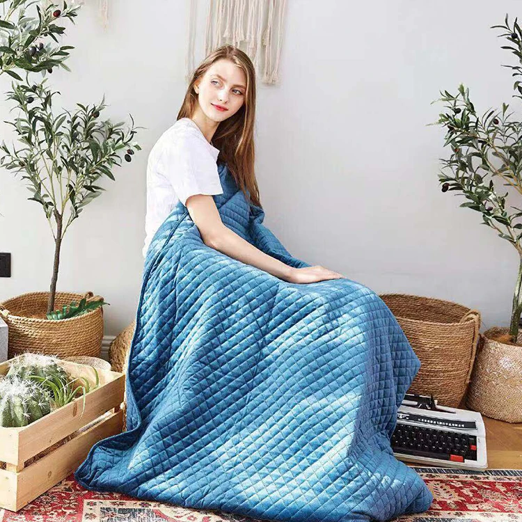 Weighted Blanket for Adults and Children, Soft Heavy Blanket for Bed Sofa