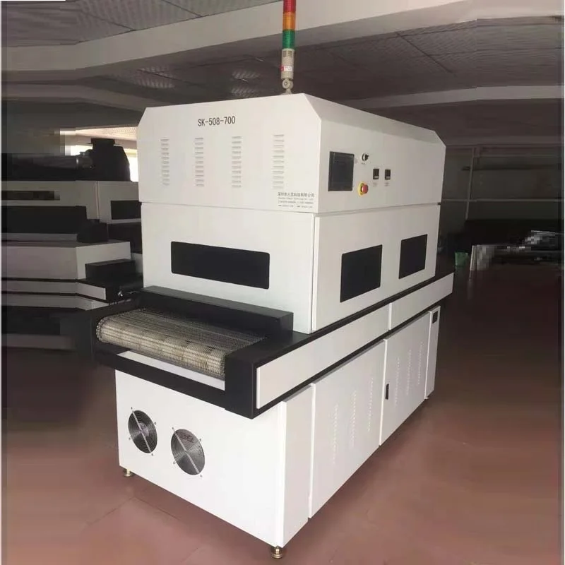 900mm Conveyor Single Board Double Board PCB Exposure Lamination Coaiting UV Curing Machine