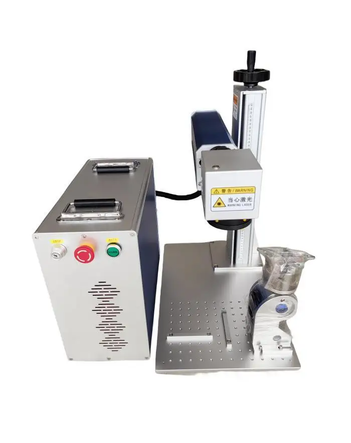 metal fiber laser engraver machine desktop 20w 30w 50w 100 w  fiber laser marking machine for steel