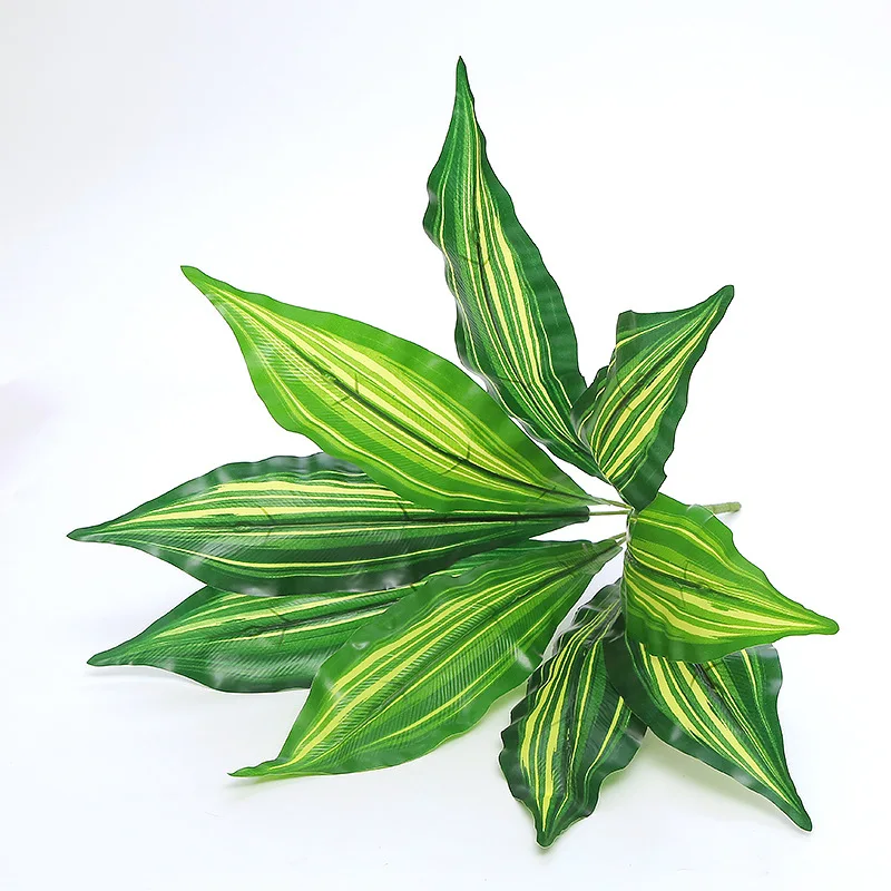 wholesale Artificial plant wall decoration materials fern artificial leaves