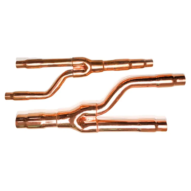 YK-YBP-YG4B Air Conditioner Copper Branch Pipe Y-shaped Branch Joint for YORK
