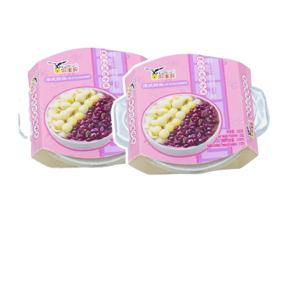 Easy Open Red Bean Lotus Seed Soup China Brand chinese dessert keto food snacks wholesale Red Bean Lotus Seed Porridge