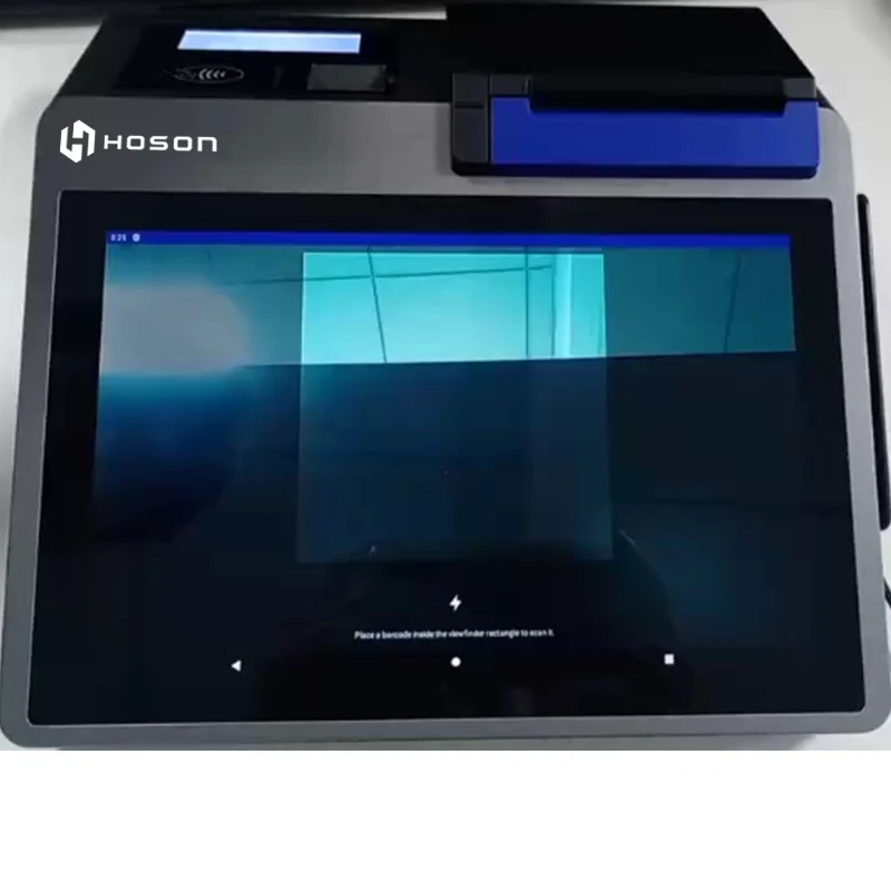 Supermarket Pos Terminal Receipt Printer Sale Tablet PC Android System NFC Cheap Restaurant Pos System