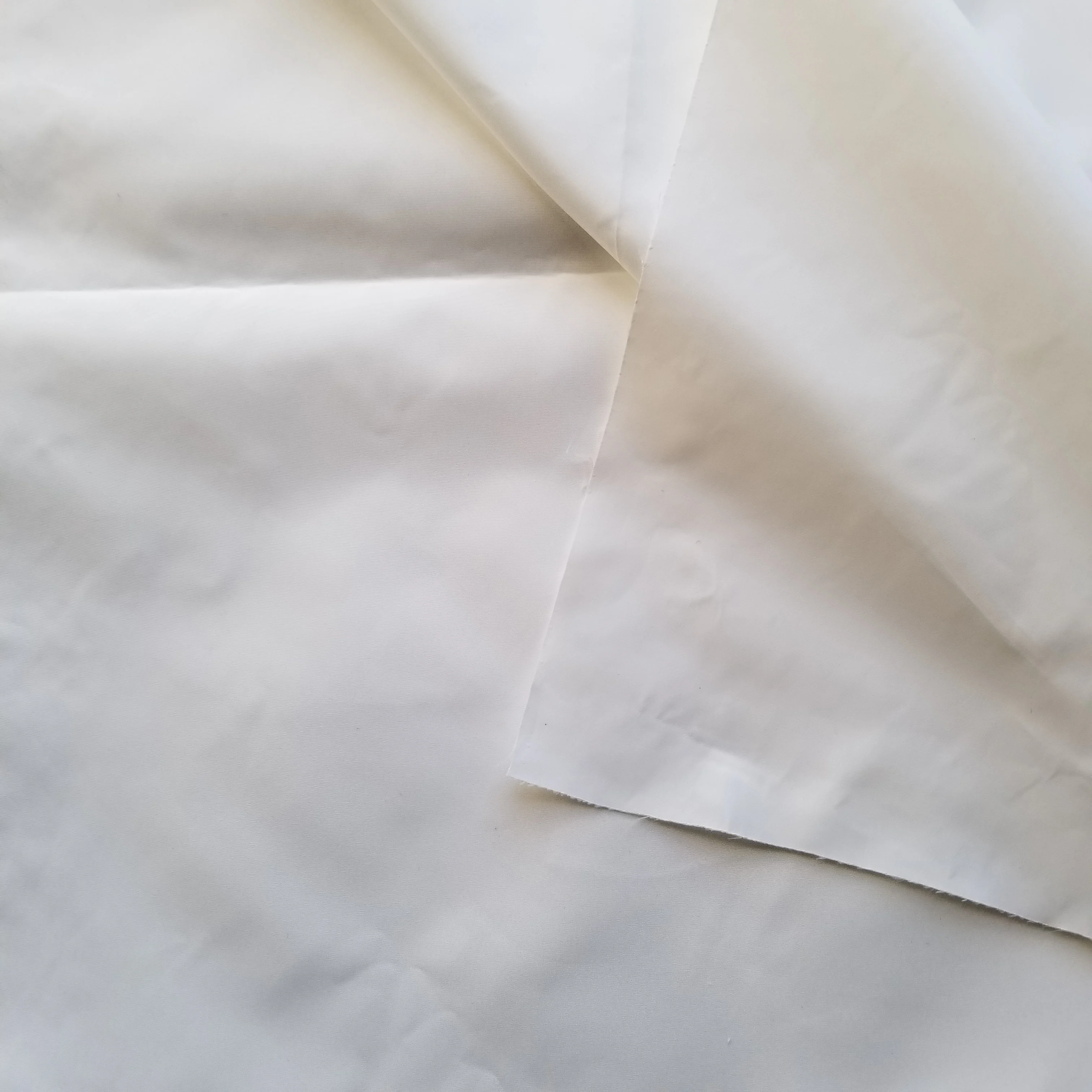 PP8/R4UR5 100% POLY PONGEE 300T Poly pongee TPU milky breathable membrane medical fabric