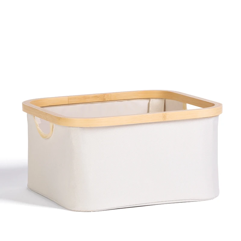 Hot sale wooden laundry collapsable laundry bin bamboo frame hamper storage basket for dirty clothes