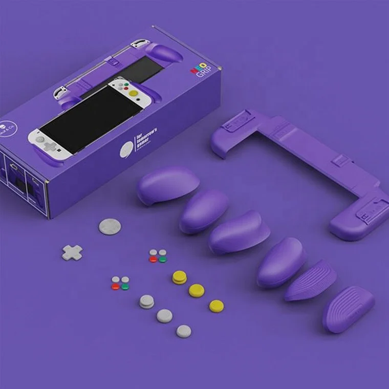 Neo Grip with Replaceable Ergonomic Grip Protective Case for Nintendo Switch OLED and Regular Switch  Accessories