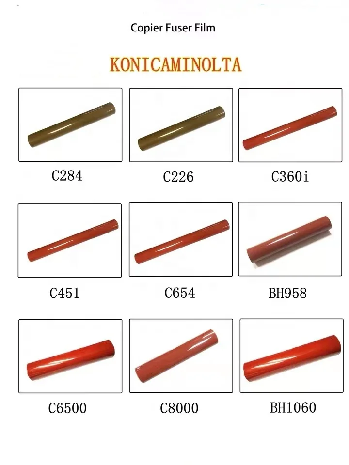 OEM Original  Fuser Film Sleeves/fuser Fixing/fuser Belt A03U720501 For Konica Minolta C6500/6501/5500/5501/6000/7000 Fusing