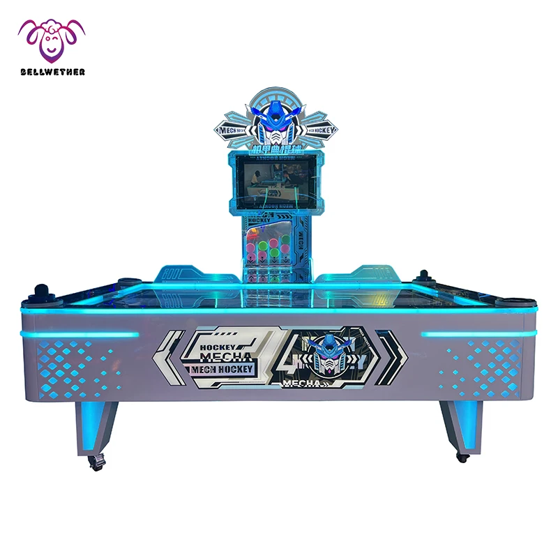 Hot sale coin operated 17 inch LED screen auto air hockey sports game machine arcade hockey game machine