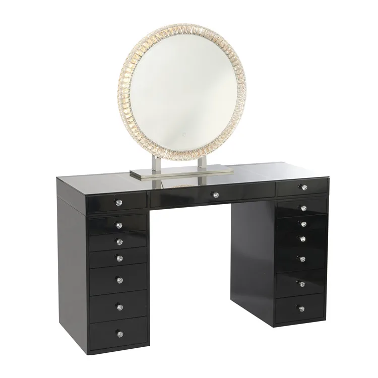 ILUMAY makeup vanity dressing table with lighted mirror