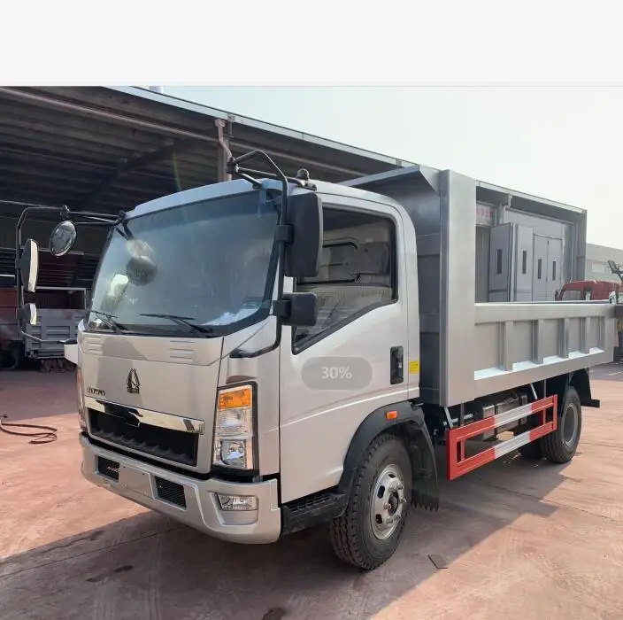116 hp howo sand stone transport small tipper truck
