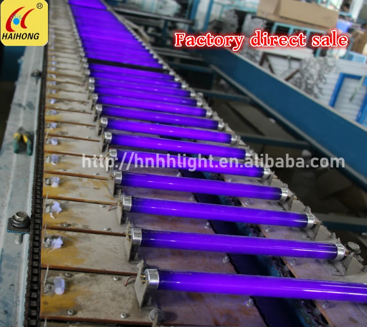 T8 36W 40W uv blb lamp 365nm fluorescent blacklight blue lamp T36F8 T40F8 China factory Insecticidal lamp Violet light