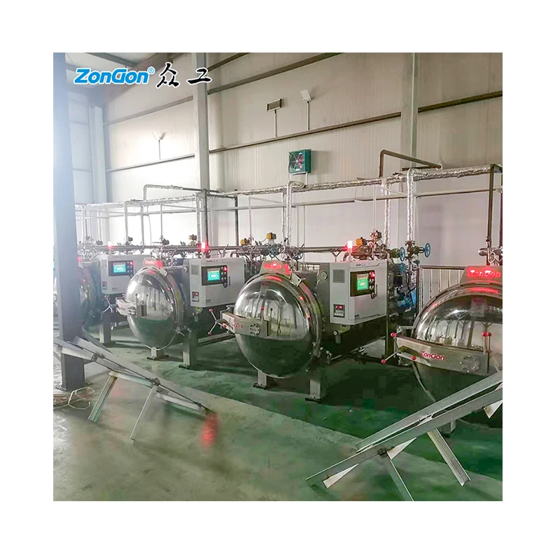 Oral liquids retort sterilizer soy milk autoclave machine sterilization equipment