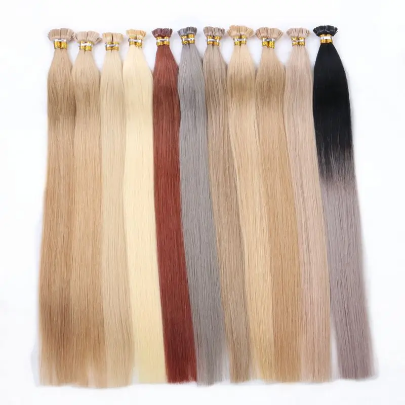 Harmony 20inch  22inch Full Cuticle Remy Flat Tip Hair Extensions 1.0g/s Straight Capsules Keratin Pre Bonded Hair