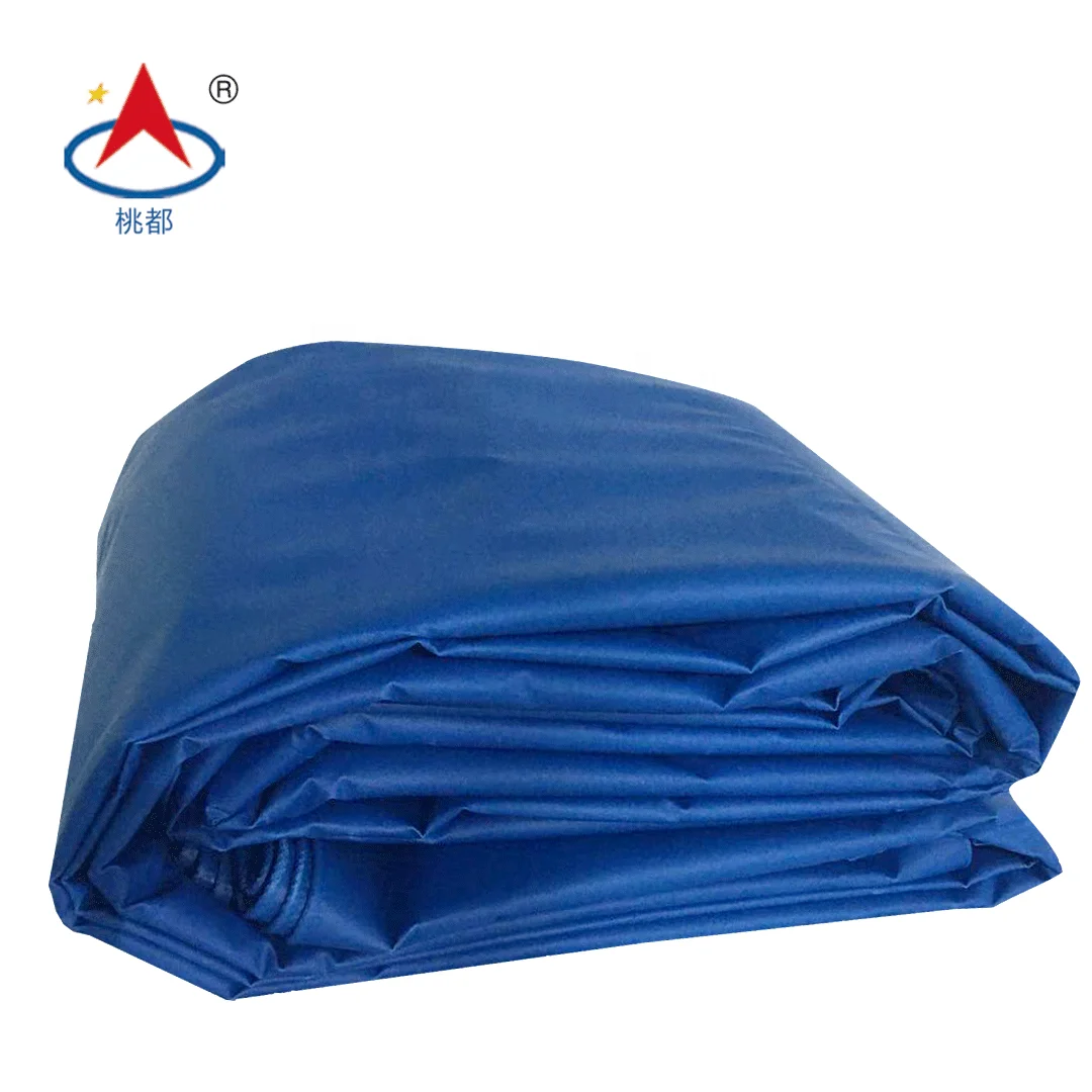 Брезентовые брезенты с синим ПВХ покрытием, 0,45 мм