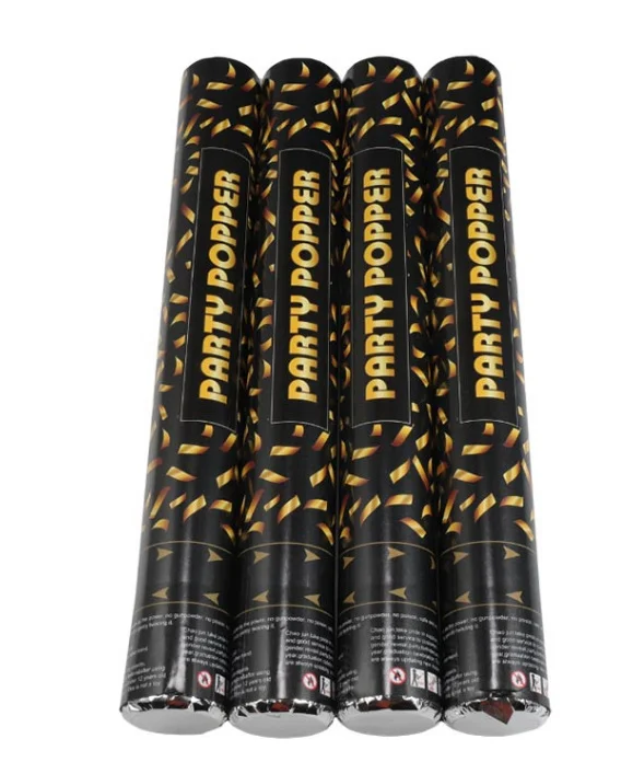 Hot Sale Festival Celebration Party Cannon Hand Twist Confetti Poppers Fireworks Birthday Wedding Wholesale