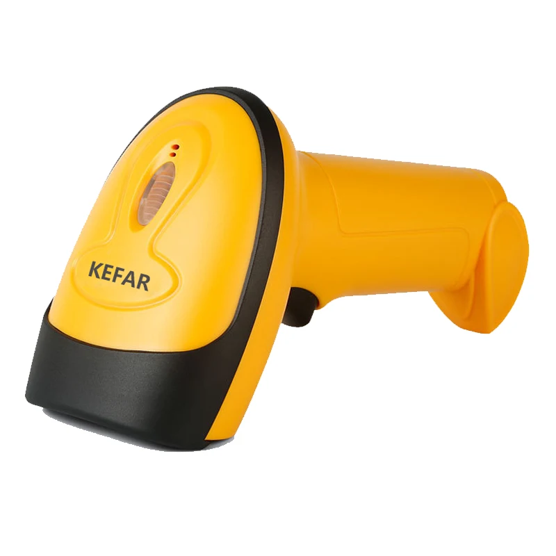 KEFAR Wireless Barcode Scanner 328 Feet Transmission Distance USB Cordless 2D Automatic Barcode Reader Handheld Bar Code Scanner