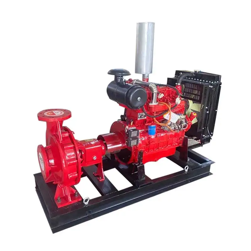 Large flow horizontal single-stage fire pump Diesel pump high water pressure pump