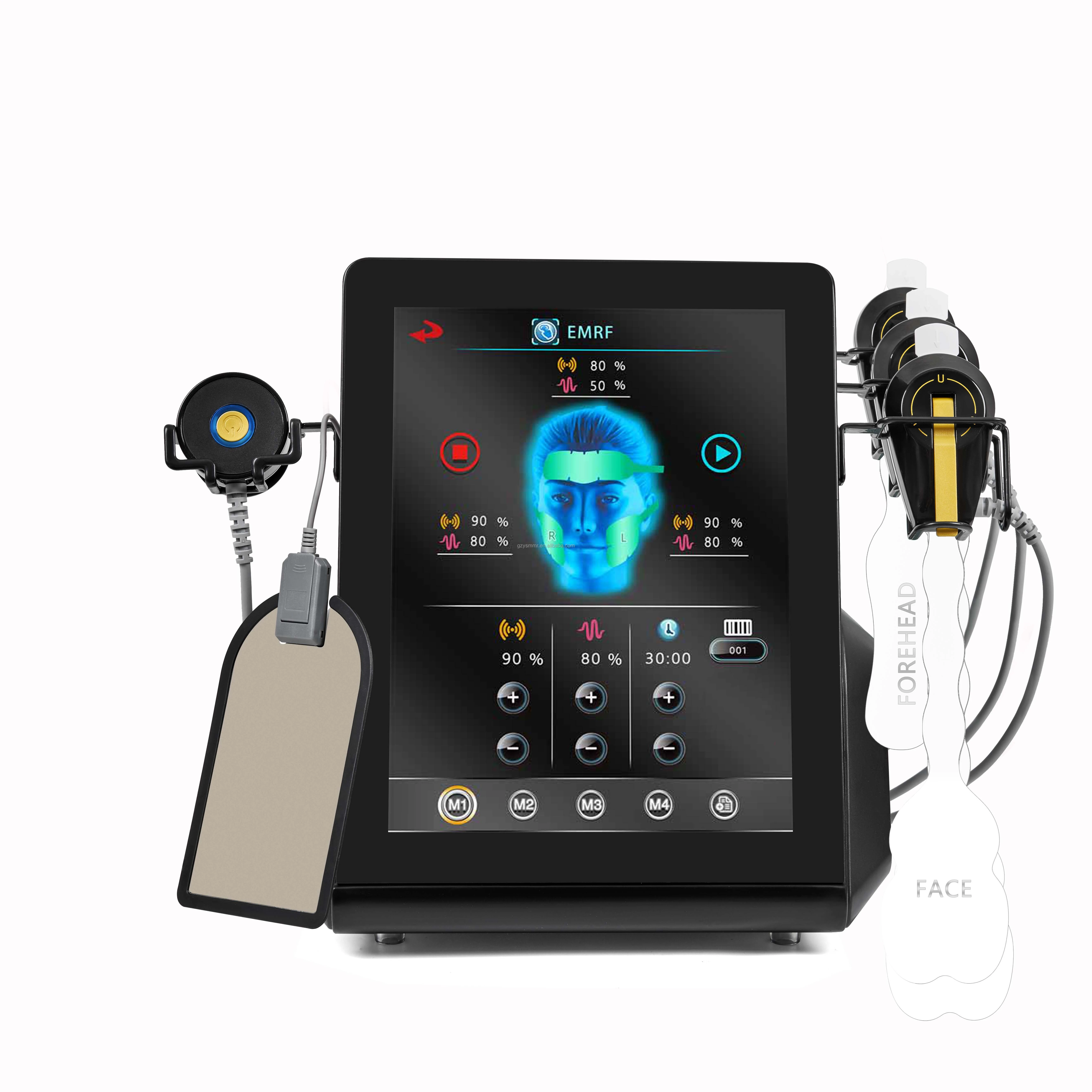 2023 Innovative High Intensity Ems Face Machine Facial Electromagnetic Stimulation Firming Lift Desktop Plastic Waterproof