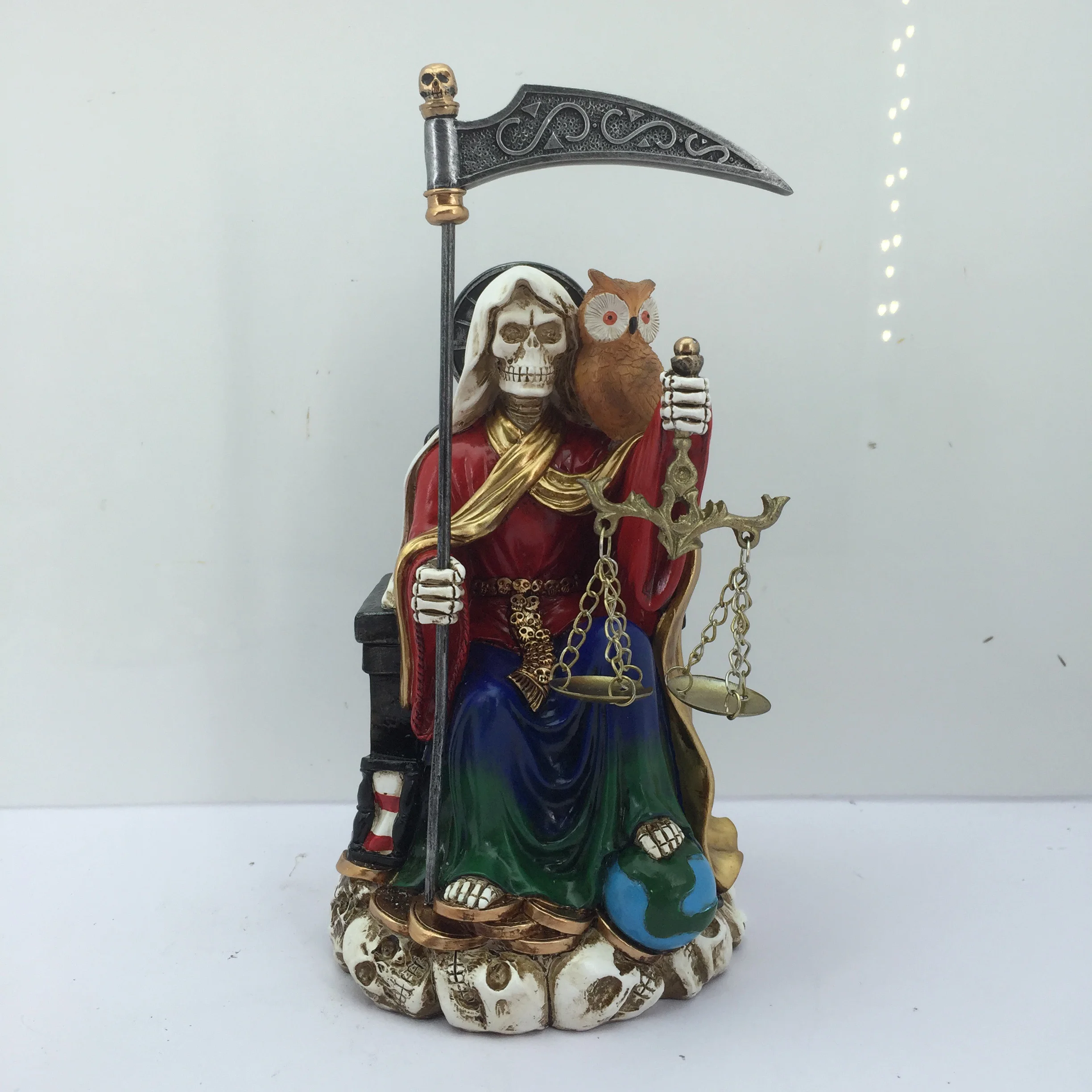 Santa Muerte Saint of Holy Death Religious Statue  Love Passion Relationship Santisima Muerte Sculpture