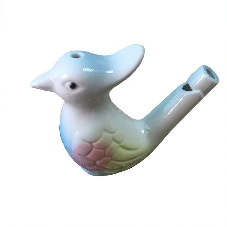 cheap promotion ceramic water bird whistle