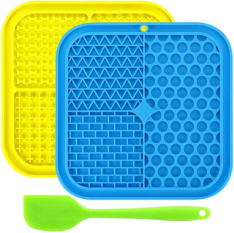 Silicone Anti Choke Slow Down Eating Feeder Bowl Cat Dog Lick Mat