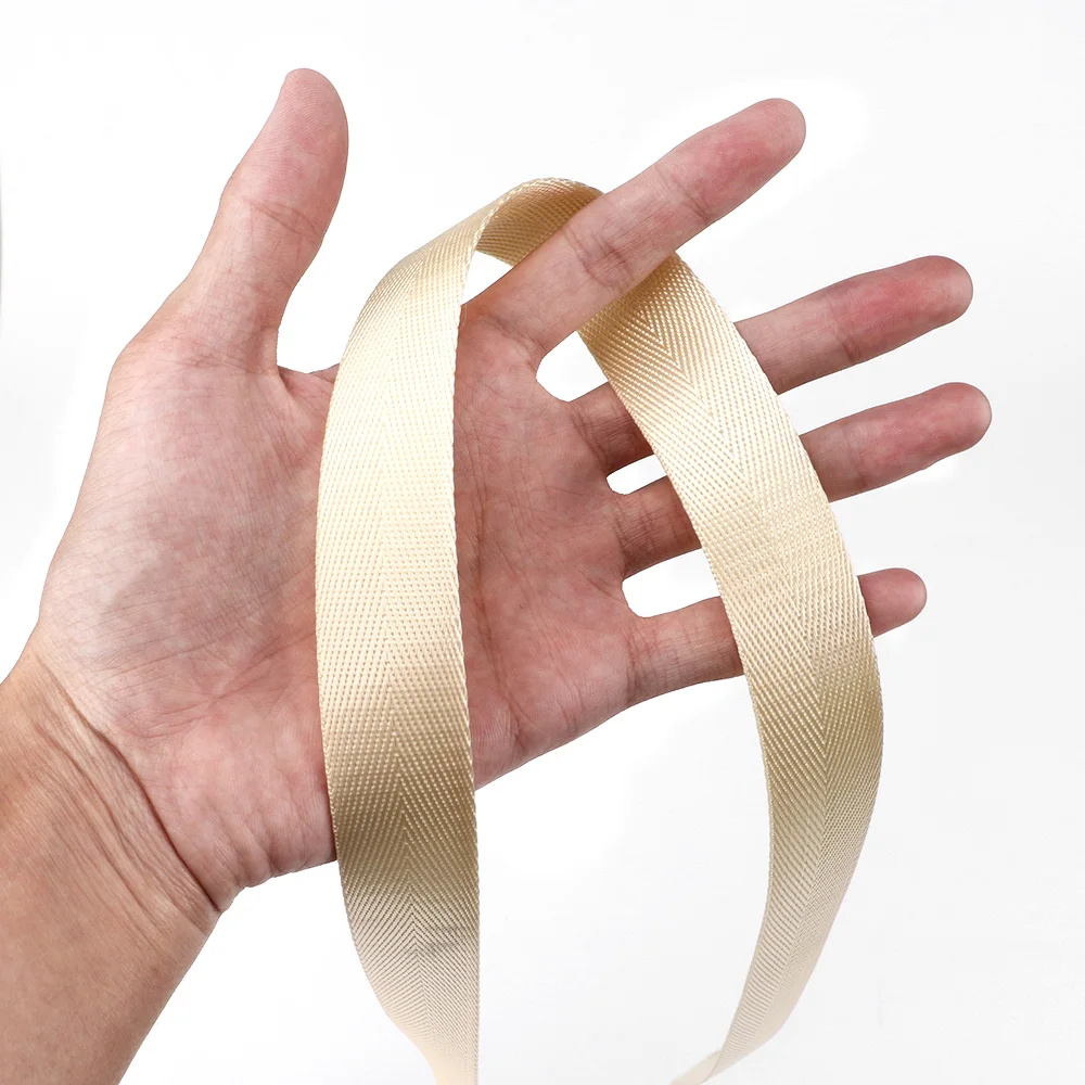 Custom herringbone woven nylon webbing strap belt webbing