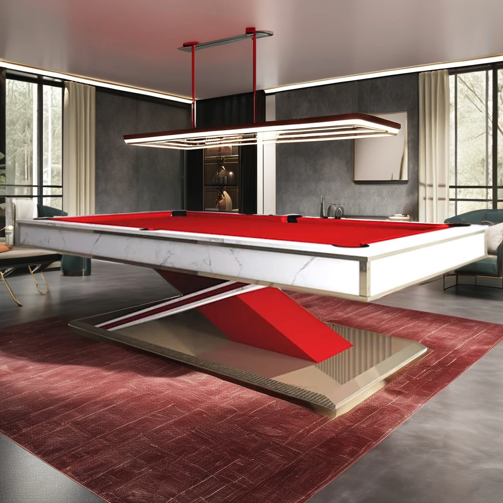 Manufacturer direct sales of modern high-value family game room indoor sports 9-ball, full-size customizable pool table