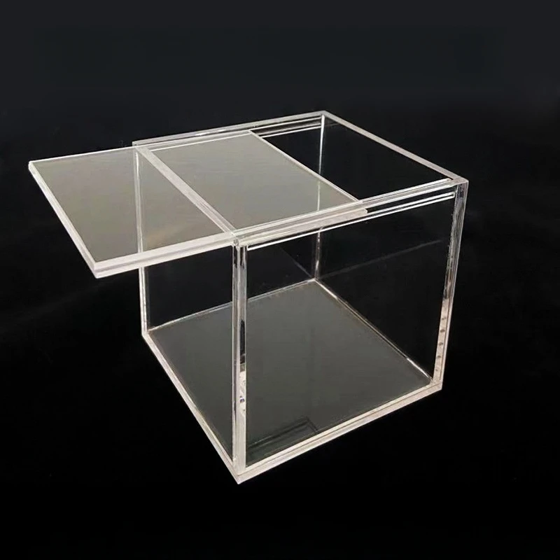 Clear Acrylic Box Custom Acrylic Gift Box With Sliding Lid Wholesale Small Acrylic Box
