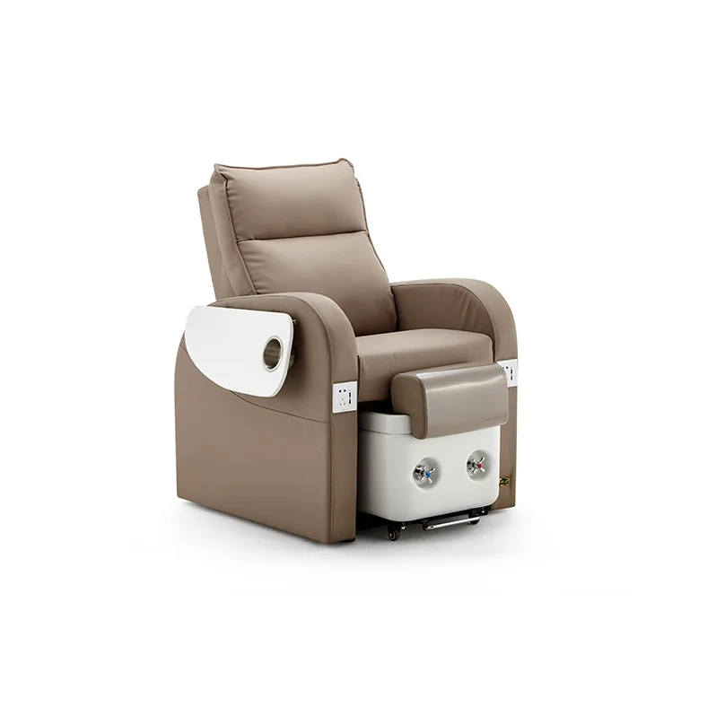 High profession lay down nail spa equipments foot chairs and basin pedicure spa barber chair