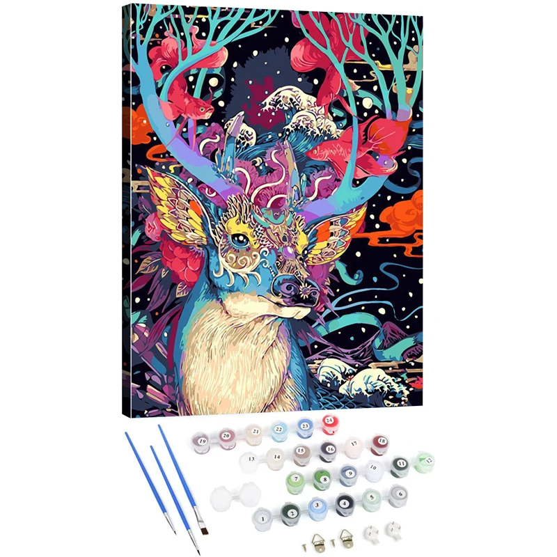 Wholesale Hot selling nude painting by numbers sexy woman lover anime acrylic diy oil painting custom nude painting by numbers