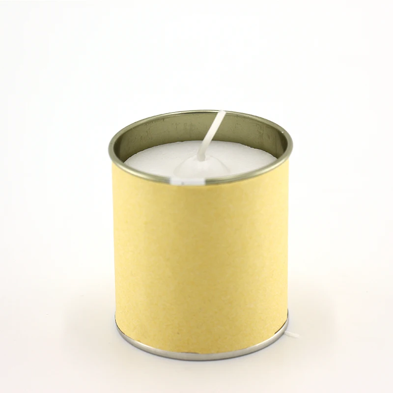Manufacturer Catholic Spiritual Votive Applicable Ordinary White Smokeless Candle Tins For Home Church Decoration