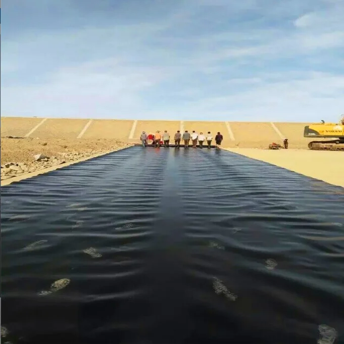 Hdpe geomembrane fish pond lotus pond culture impermeable film artificial lake reservoir dam hdpe geomembrane