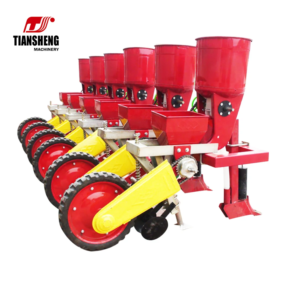 TIANSHENG Agricultural machinery low price seeder corn soybean 6 row corn seeder with fertilize