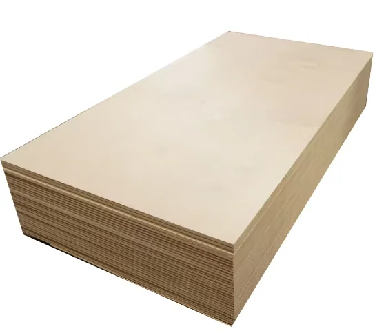 Customized thickness & size 3-30mm sanded birch plywood sheet for furniture