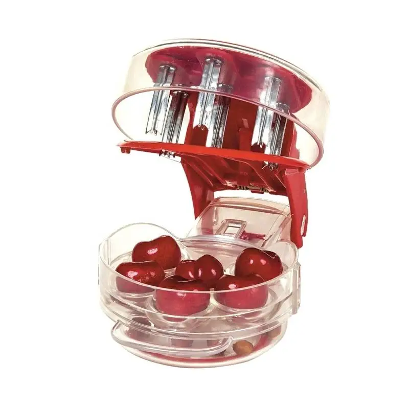Hot Sale  Pitter Cherries Stone Remover Seed Separator Fruit Cherry Corer For 6 Kitchen Accessories