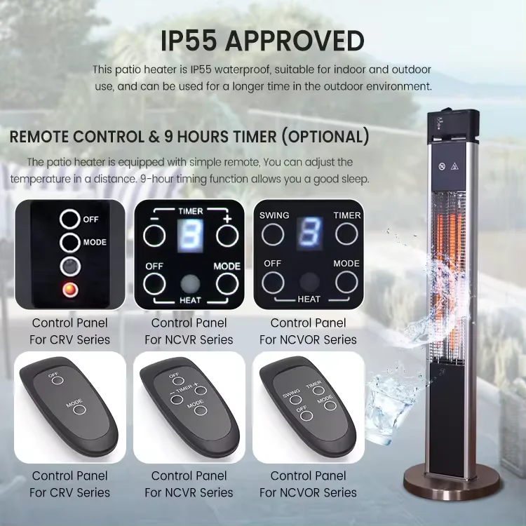 Best Selling Household Infrared Carbon Fiber Freestanding Electric Heater Indoor Heater