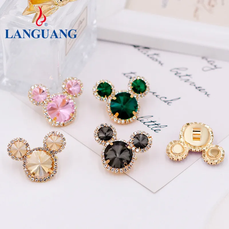 Lan Guang новые модные маленькие ювелирные изделия с животными пуговицы DIY аксессуары