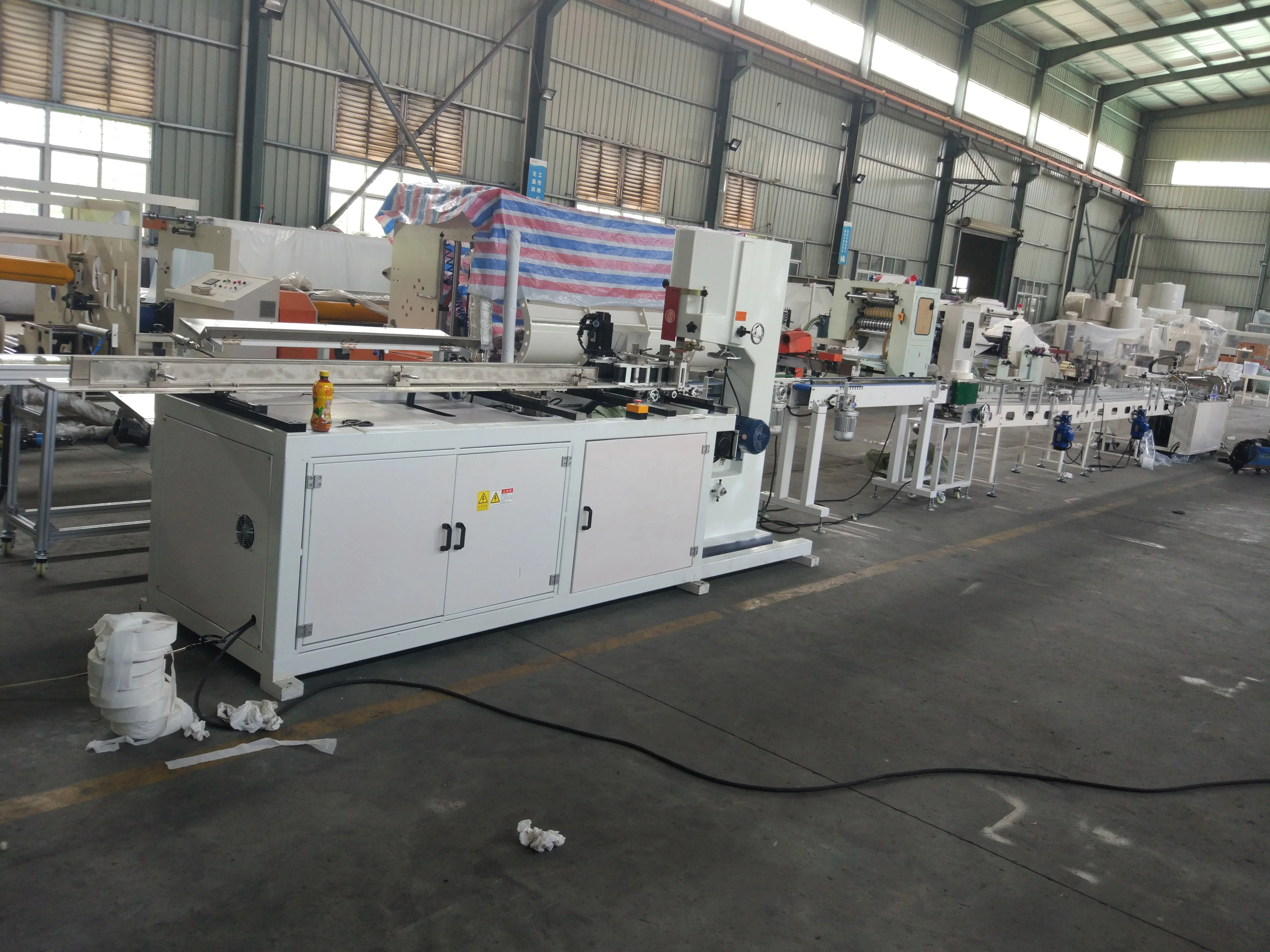 Factory wholesale toilet bathroom paper roll production line price