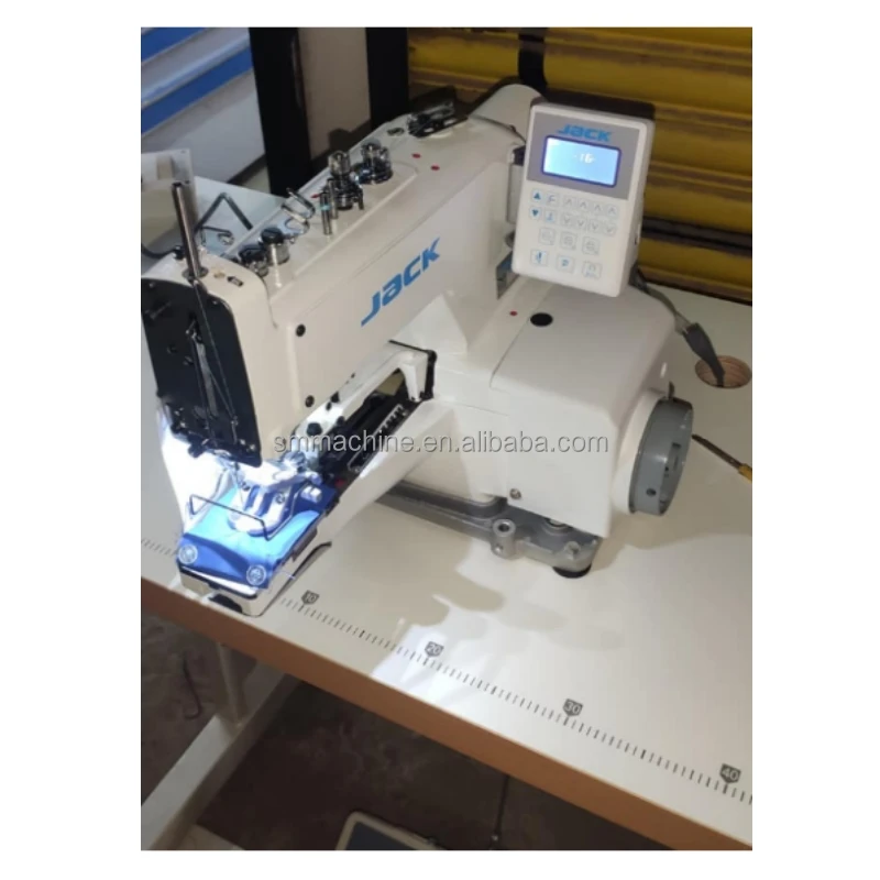 Brand New Jack 1377E Mechanical Chainstitch Buttonhole Machine T-shirts Button Hole Industrial Sewing