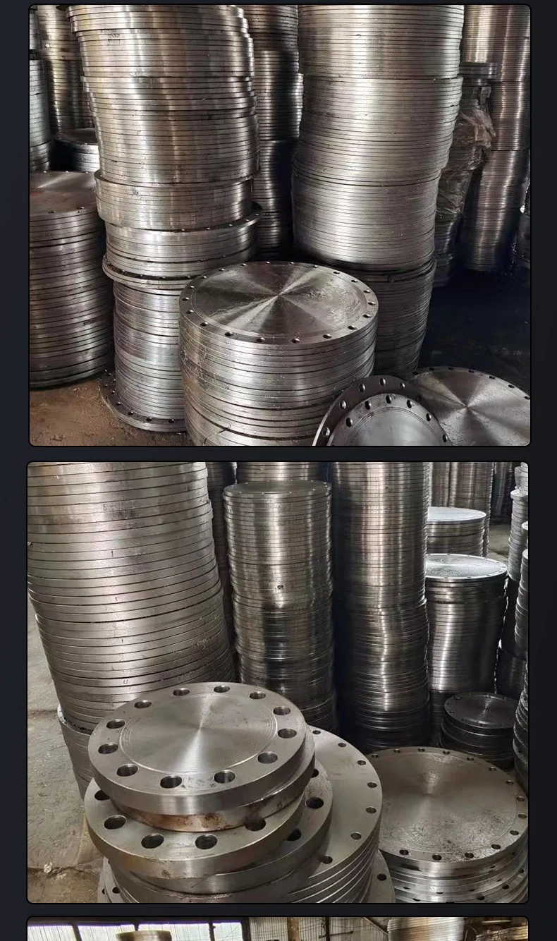 Carbon steel flange blind plate custom welded non-standard plug stainless steel pipe forging flange cover 10 kg