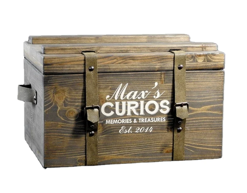 Personalised Rustic Wooden  Wedding Card Box *Vintage Keepsake Storage Box, graduation gift , treasure chest