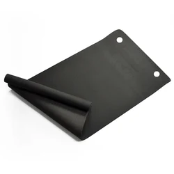 TPE anti slip waterproof eco friendly yoga mat with small eyelet hole to hanging up