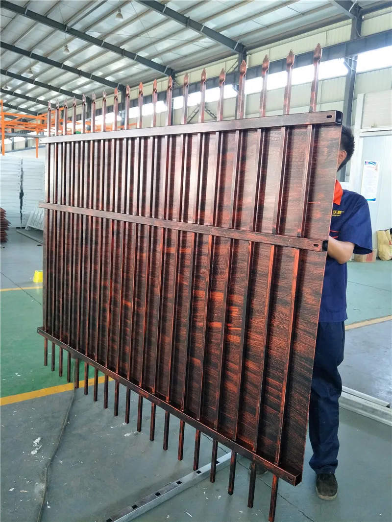 Brown color privacy fence