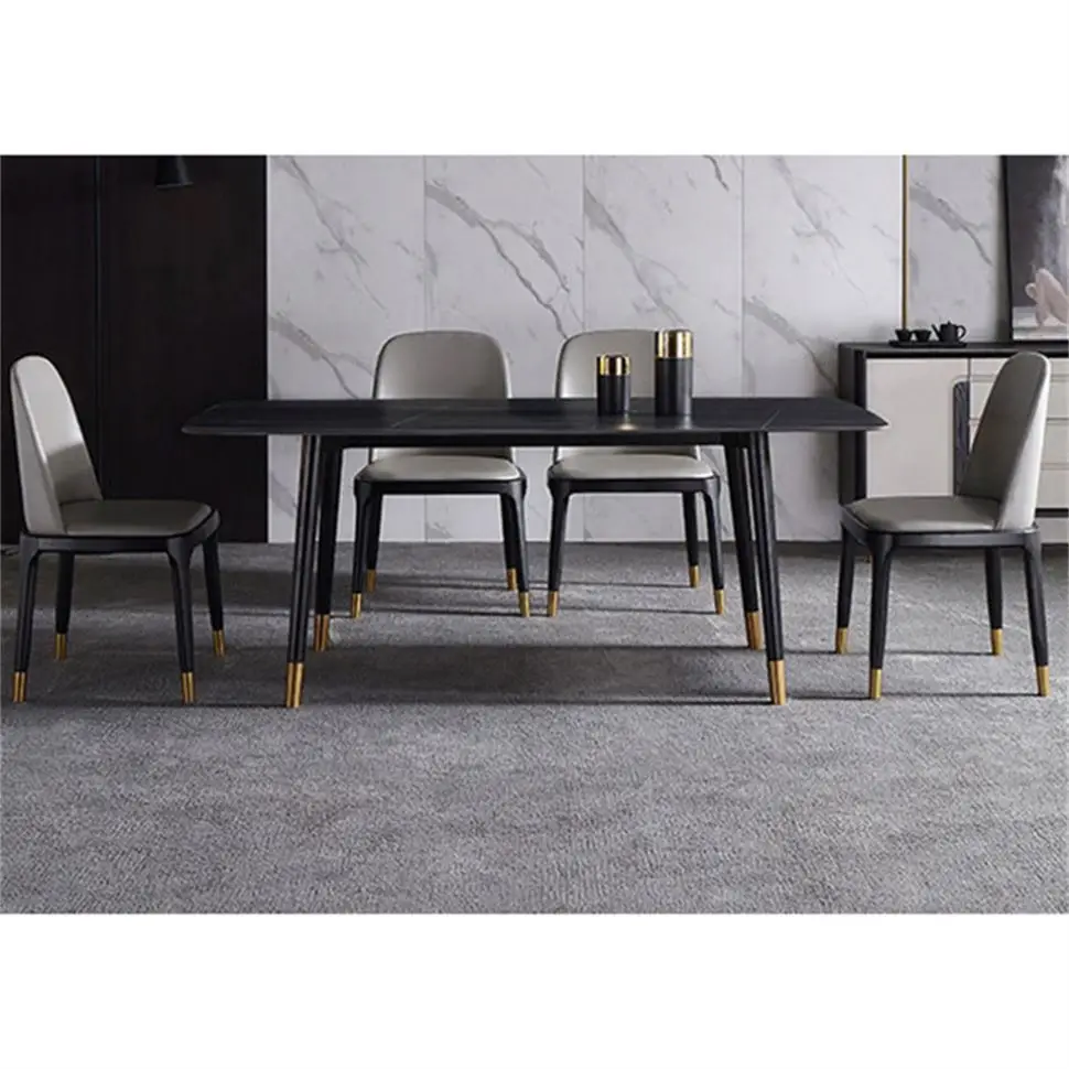 Low Price Polycarbonate Circle Nordic Dining Table Set