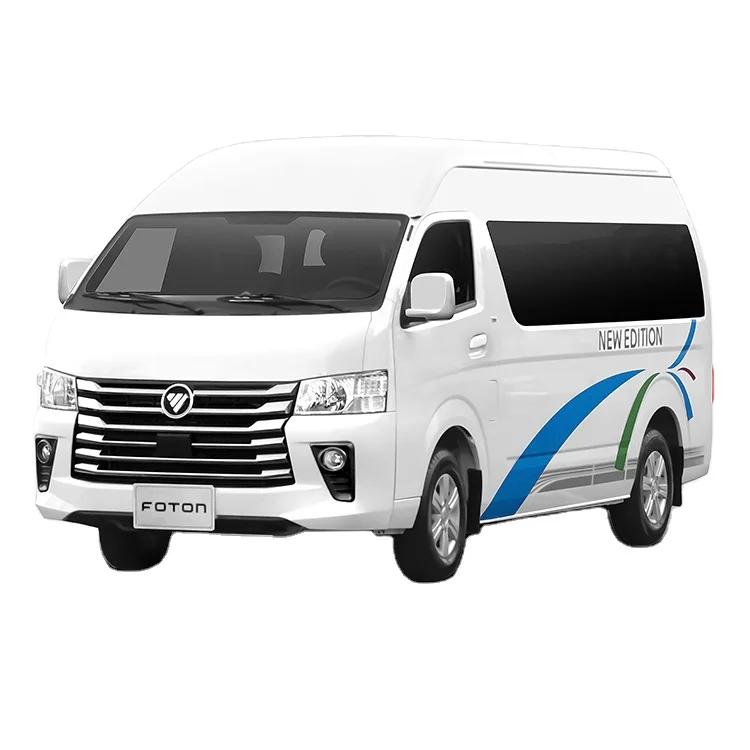 Chinese new 3 seater 15 seater foton bus foton view cs2 van minivan
