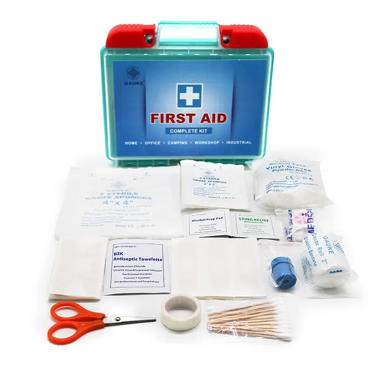 Plastic First Aid Kit Medical Emergency Survival Kit Workplace PP Industrial First Aid Kit Box